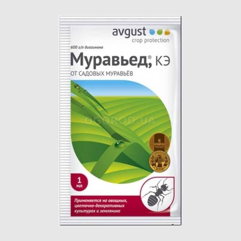 Кликните для увеличения изображения «Муравьед» - инсектицид, ТМ Август - 1 мл