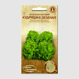 Семена салата «Кудряшка зеленая» (бэби), ТМ «СЕМЕНА УКРАИНЫ» - 1 грамм