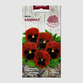 Семена виолы крупноцветковой «Кардинал», ТМ «СЕМЕНА УКРАИНЫ» - 0,05 грамма