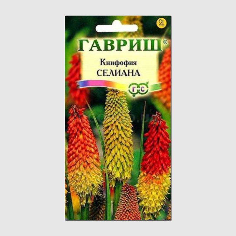 Кликните для увеличения изображения Семена книфофии ягодной «Селиана», ТМ «ГАВРИШ» - 0,1 грамм