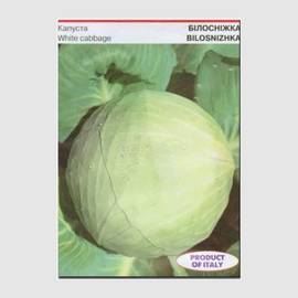 Семена капусты белокочанной «Белоснежка», ТМ Euroseed - 0,5 грамма