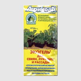 Стимулятор роста «Экогель для семян, луковиц и рассады», ТМ «Агрикола» - 20 миллилитров