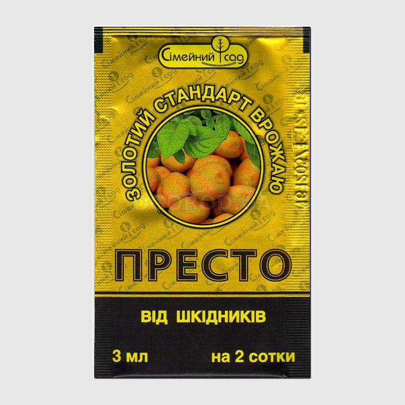 Кликните для увеличения изображения «Престо» - инсектицид, ТМ «Сімейний cад» - 3 мл