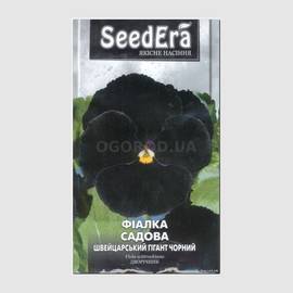 Семена виолы садовой «Швейцарский гигант черный», ТМ SeedEra - 0,1 грамм