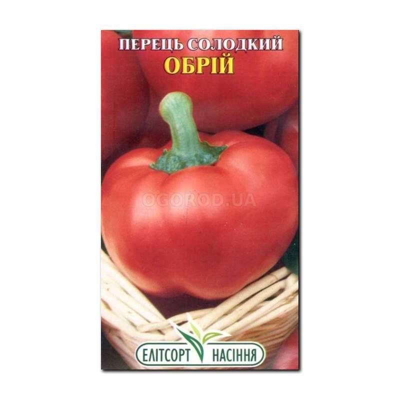 Кликните для увеличения изображения Семена перца сладкого «Обрий», ТМ «Елітсортнасіння» - 0,3 грамма