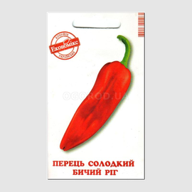 Семена перца сладкого «Бычий рог красный», ТМ «Економікс» - 0,25 грамма