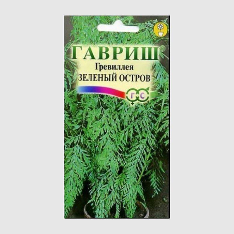 Кликните для увеличения изображения Семена гревиллеи «Зеленый остров», ТМ «ГАВРИШ» - 0,2 грамма