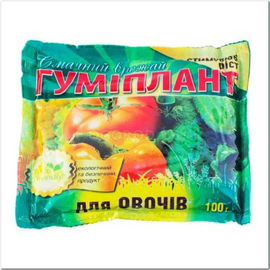 «Гумиплант для овощей» - удобрение , ТМ НПФ «Добробут» - 100 грамм