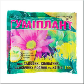 «Гумиплант для цветов» - стимулятор, ТМ НПФ «Добробут» - 100 грамм