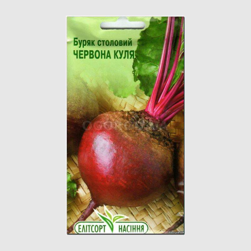 Кликните для увеличения изображения Семена свеклы «Красный шар», ТМ «Елітсортнасіння» - 3 грамма