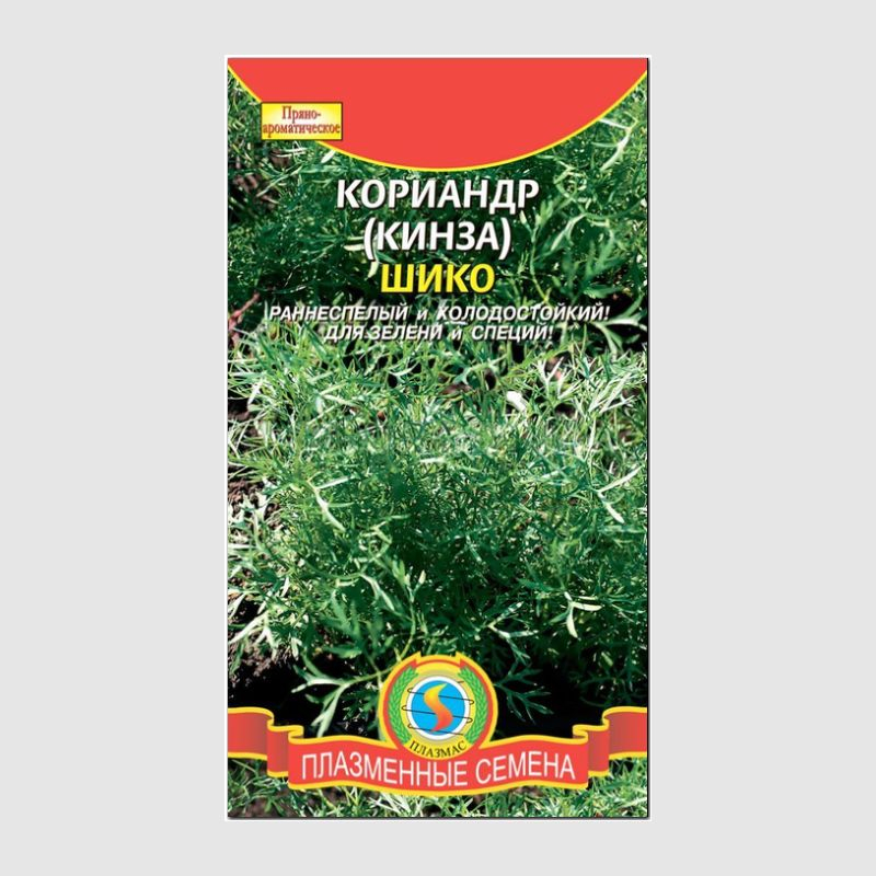 Кликните для увеличения изображения Семена кориандра «Шико» (кинза), ТМ «ПЛАЗМЕННЫЕ СЕМЕНА» - 2 грамма