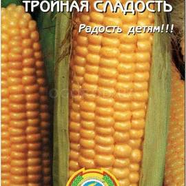 Семена кукурузы «Тройная сладость», ТМ «ПЛАЗМЕННЫЕ СЕМЕНА» - 4 грамма