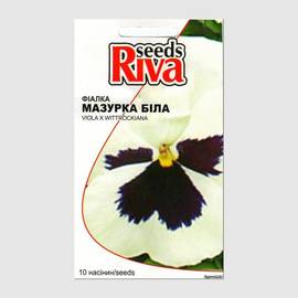 Семена виолы белой «Мазурка», ТМ Kitano - 10 семян