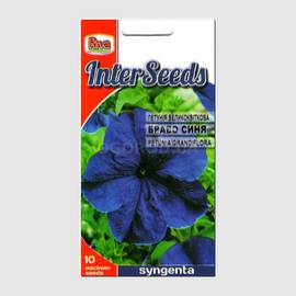 Семена петунии крупноцветковой синей «Браво», ТМ Syngenta - 10 семян
