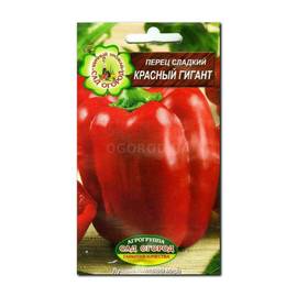 Семена перца сладкого «Красный гигант», ТМ Агрогруппа «САД ОГОРОД» - 0,3 грамма