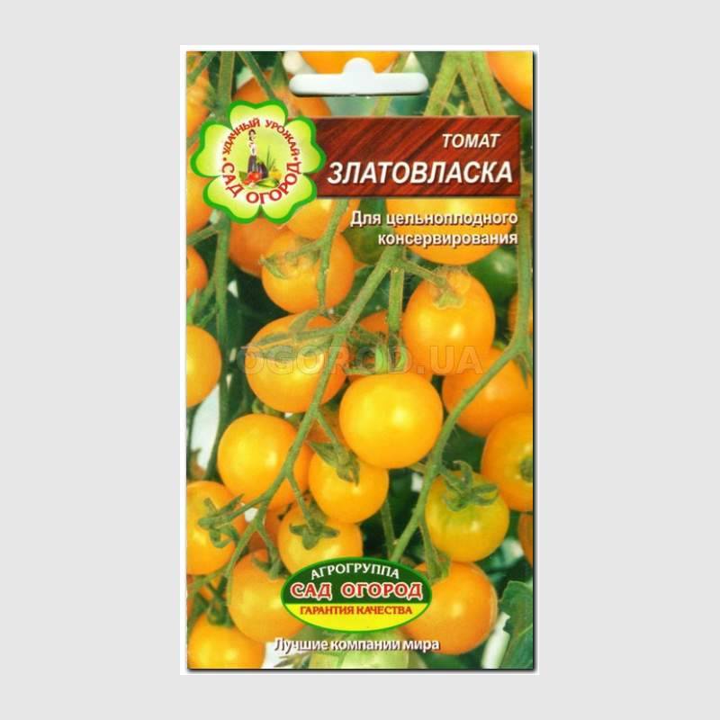 Кликните для увеличения изображения Семена томата «Златовласка», ТМ Агрогруппа «САД ОГОРОД» - 0,1 грамм