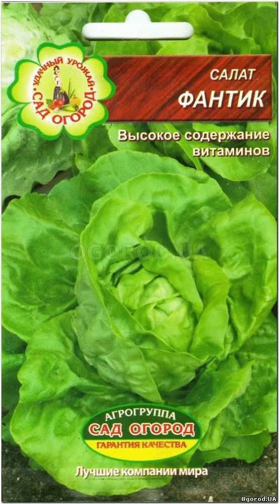 Кликните для увеличения изображения Семена салата «Фантик», ТМ Агрогруппа «САД ОГОРОД» - 1 грамм