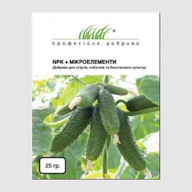 «Для огурцов, кабачков и бахчевых культур» - удобрение, ТМ «Новоферт» - 25 грамм