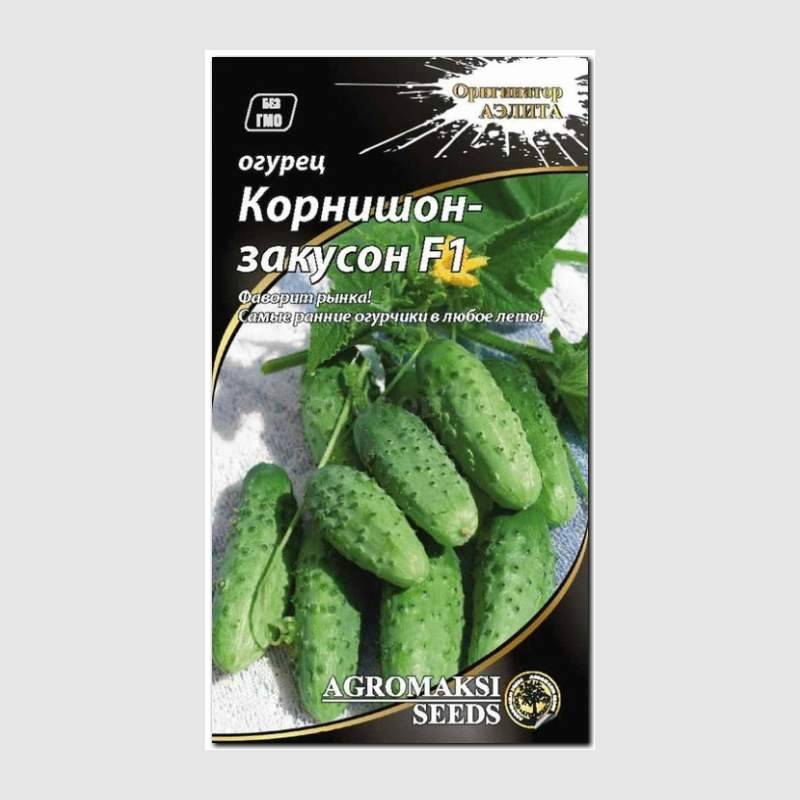 Кликните для увеличения изображения Семена огурца «Корнишон-закусон» F1, ТМ «АЭЛИТА» - 0,5 грамм