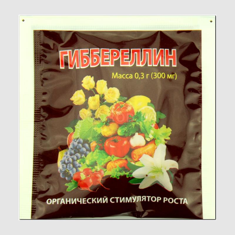Кликните для увеличения изображения «Гиббереллин» - регулятор роста, ТМ «Зеленая Аптека Садовода» - 0,3 грамма